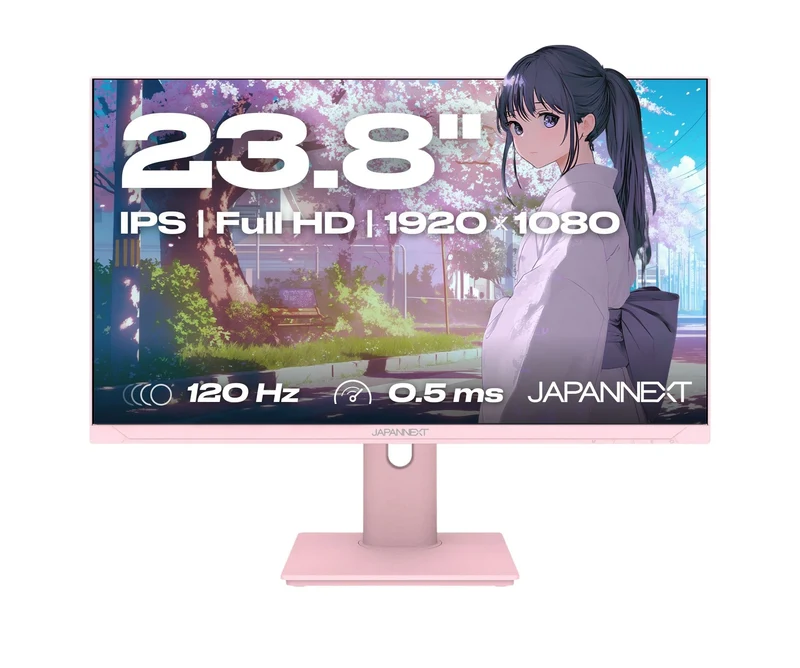 Écran PC Gaming/Bureautique | 23,8" | IPS | Full HD | 120Hz | Pastel Blanc