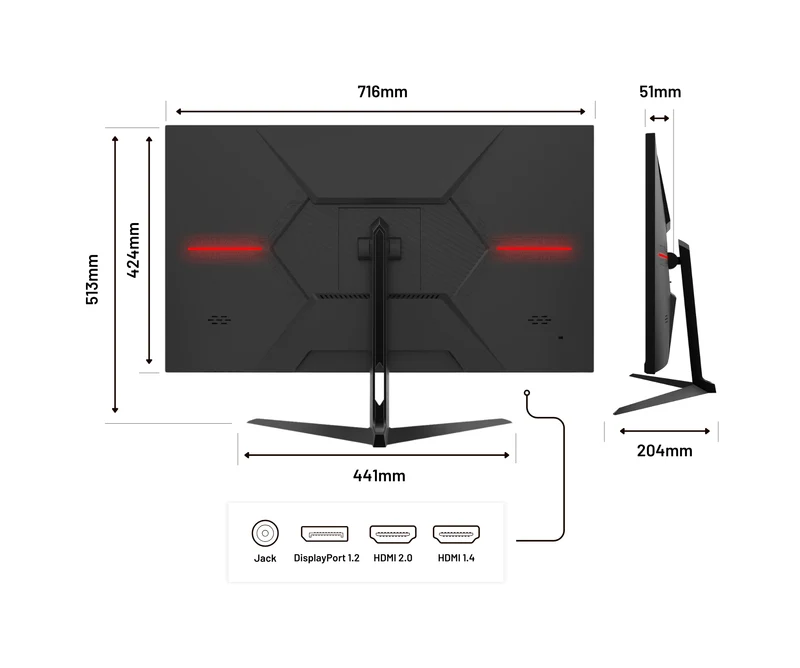 Écran PC Bureautique | 31,5" | IPS | 4K UHD