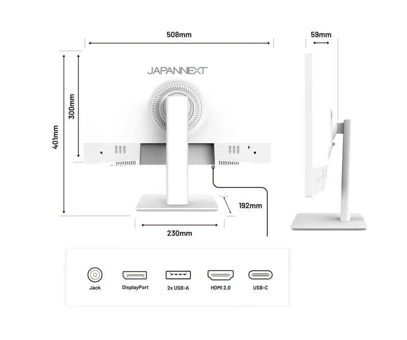 Écran PC Bureautique Tactile | 21,5" | IPS | Full HD | Hub USB | KVM