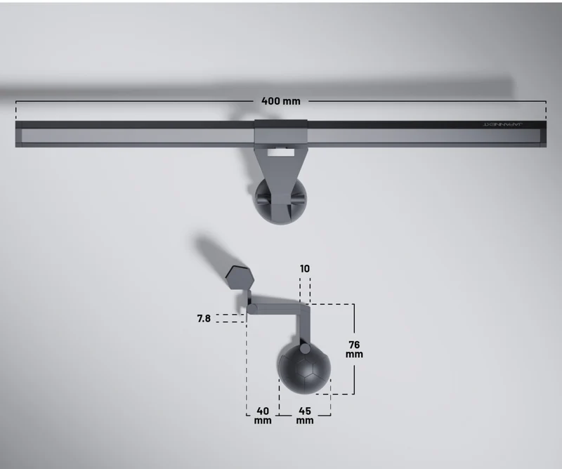 Lampe de bureau | rétroéclairage LED | commande intégrée