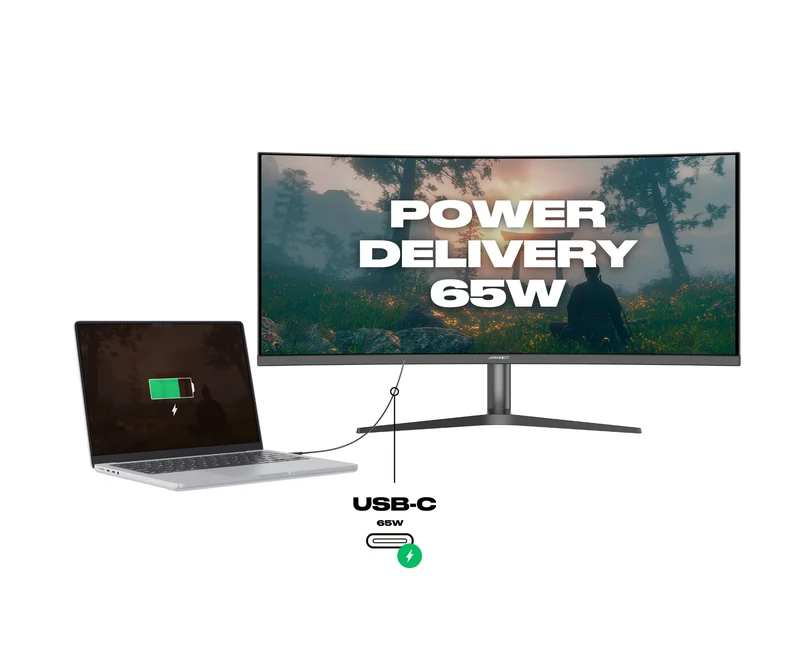 Écran PC Gaming Incurvé | 37.5" | IPS | UWQHD+ | 144Hz