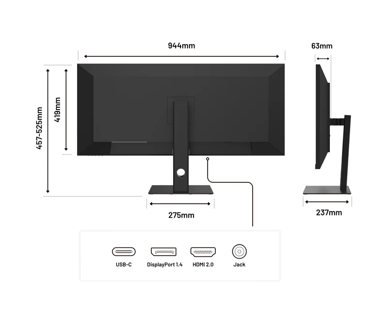 Écran PC Gaming | 40" | IPS | UWQHD | 144Hz
