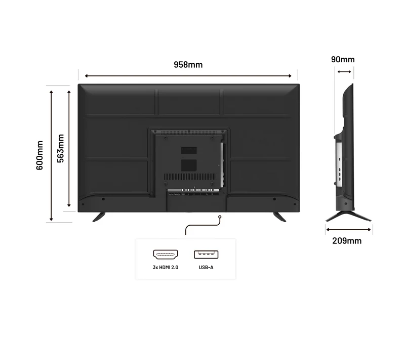 Écran PC Grand Format | 43" | IPS | 4K UHD