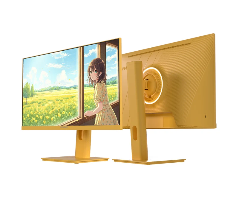 Écran PC Gaming/bureautique | 23,8" | IPS | Full HD | 120Hz | Pastel jaune