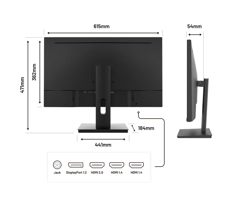Écran PC Bureautique | 27" | IPS | 4K UHD