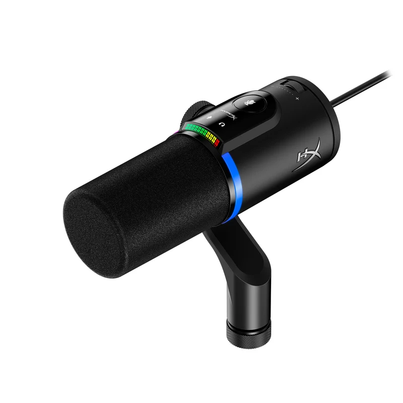 HyperX Offre Groupée - FlipCast Microphone + Caster Arm