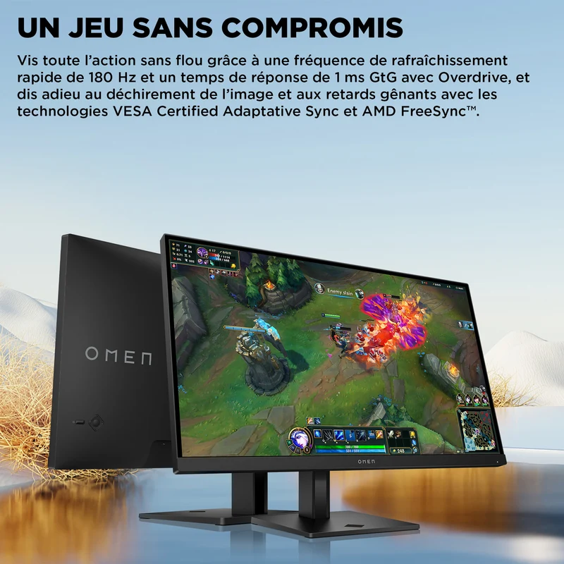 Écran gamer QHD 180 Hz OMEN 27 pouces - OMEN 27q G2