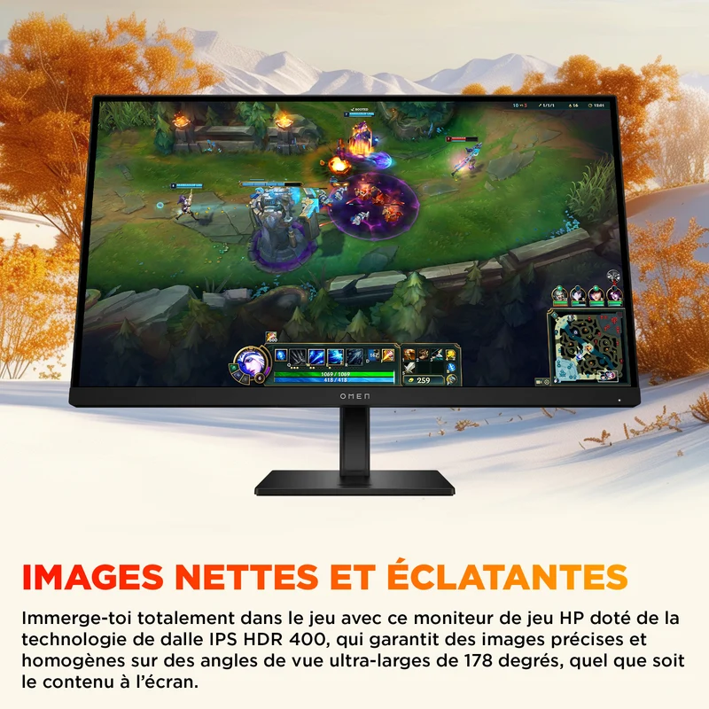 Écran gamer FHD 180 Hz OMEN 27 pouces - OMEN 27 G2
