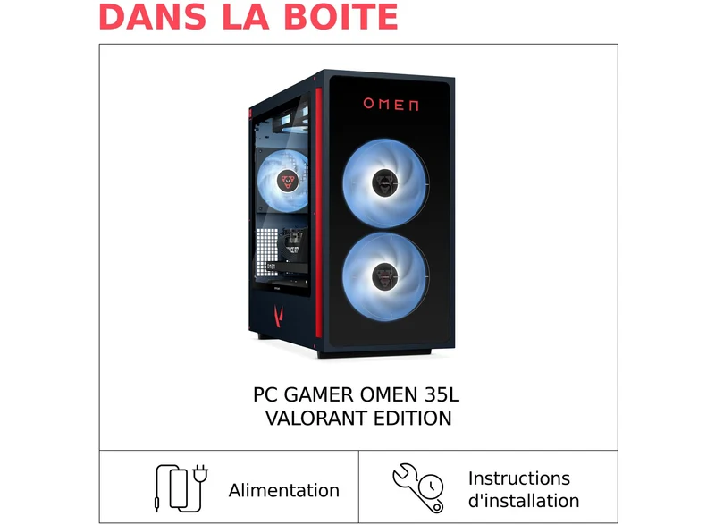 Tour Gaming OMEN 35L édition Valorant - NVIDIA GeForce RTX 5060