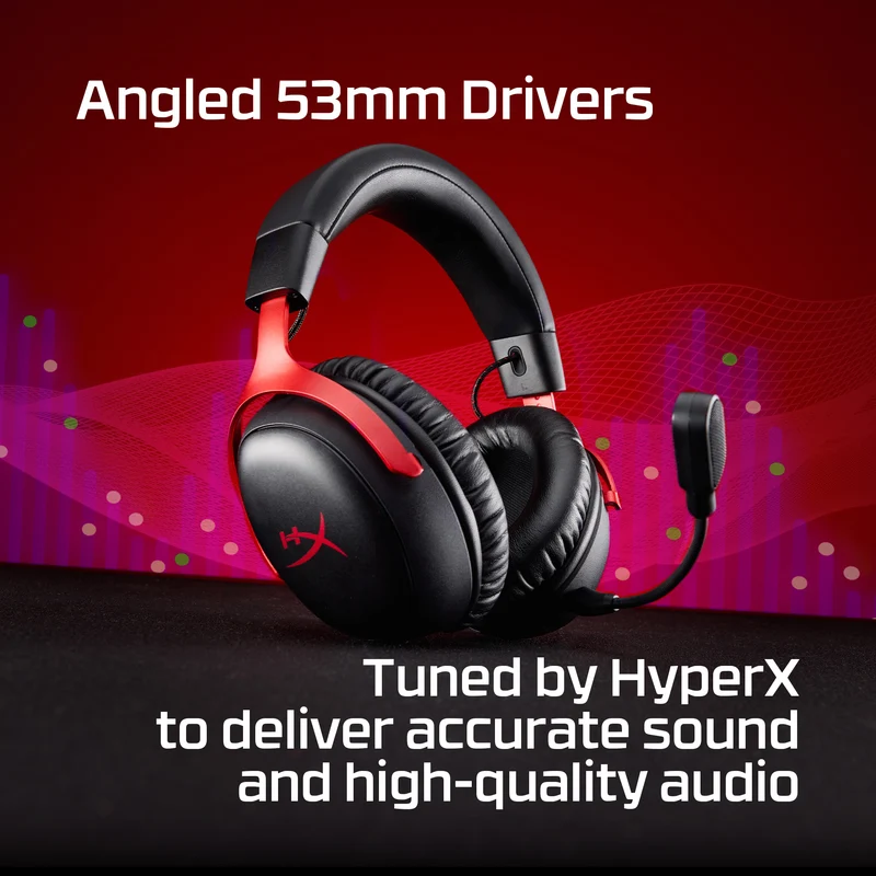 HyperX Cloud III S Wireless – Casque gaming sans fil