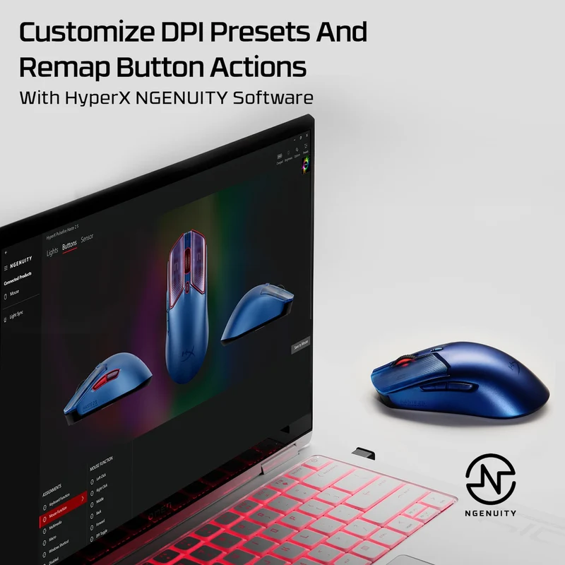 HyperX Pulsefire Haste 2 S – Souris gaming sans fil