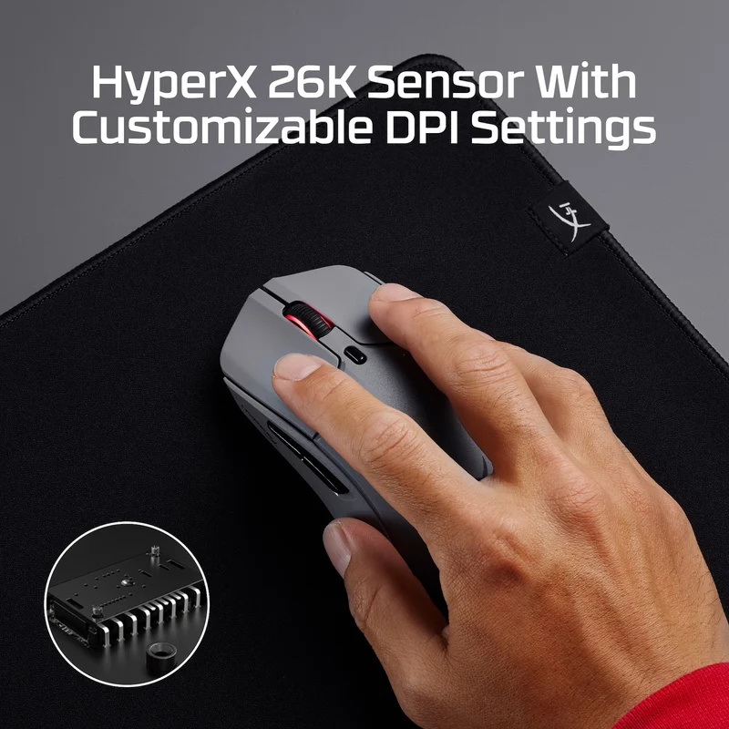 HyperX Pulsefire Haste 2 Pro – Souris gaming sans fil 4K