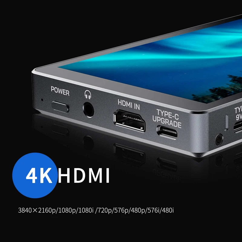 Moniteur de terrain FEELWORLD P6XL pour appareils photo reflex numériques, écran tactile 4K HDMI, 1200 nits, batterie intégrée, boîtier en aluminium, 6 pouces, HDMI 4K.