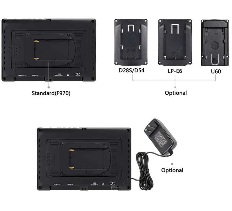 Adaptateur secteur Feelworld 12 V 1.5 A pour moniteur de caméra, norme britannique