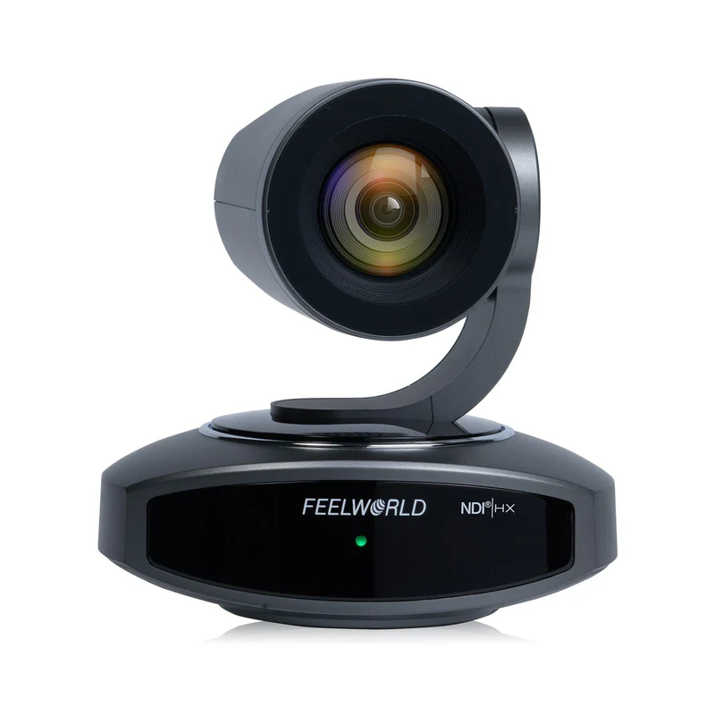 Caméra PTZ 4K FEELWORLD NDI10X avec zoom optique 10x, suivi IA, HDMI, USB et télécommande IP