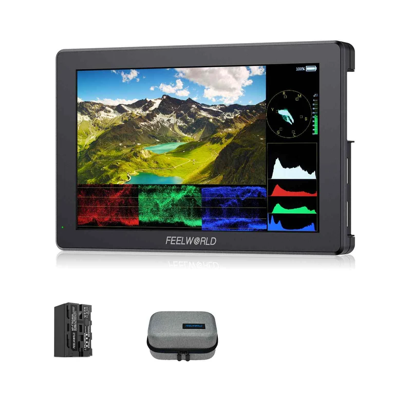 Moniteur de terrain FEELWORLD T7 PRO 7 pouces 2000 nits en aluminium pour appareils photo reflex numériques, ultra lumineux 4K HDMI 60