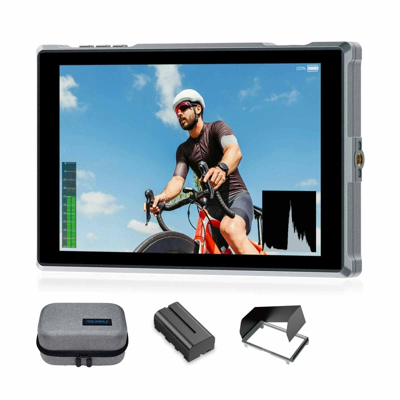 Moniteur d'appareil photo reflex numérique FEELWORLD FW759 PRO 7 pouces 400 nits HD tactile 4K HDMI 1280 x 800 IPS