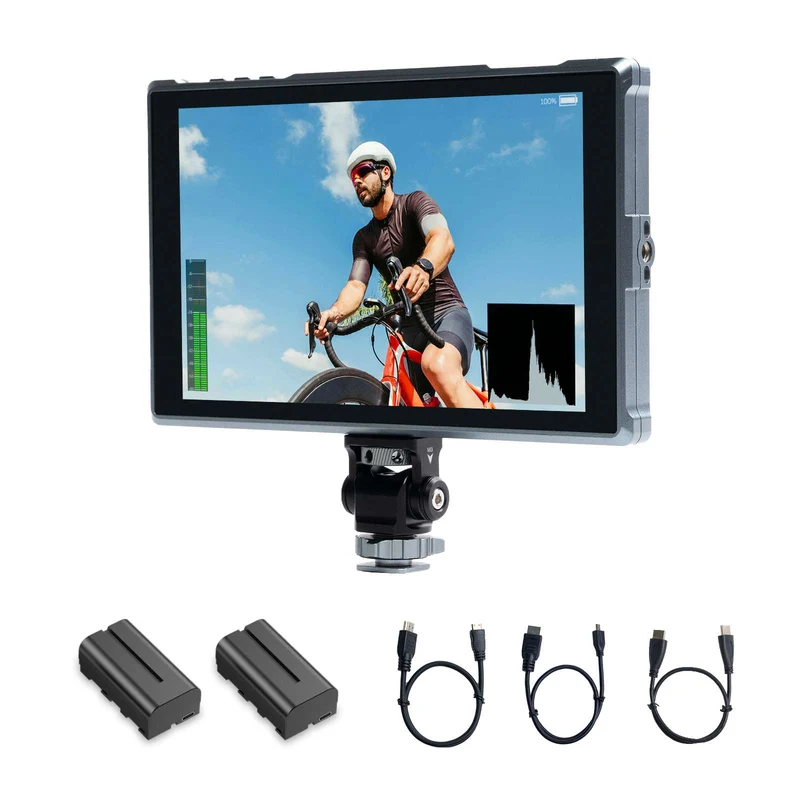 Moniteur d'appareil photo reflex numérique FEELWORLD FW759 PRO 7 pouces 400 nits HD tactile 4K HDMI 1280 x 800 IPS