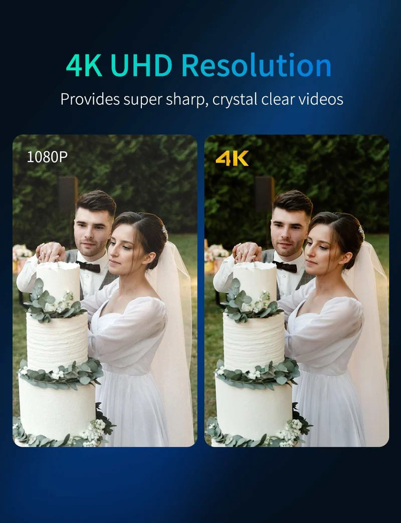 Caméra PTZ 4K FEELWORLD 10K4X Zoom optique 10X Suivi IA HDMI USB Télécommande IP POE pris en charge