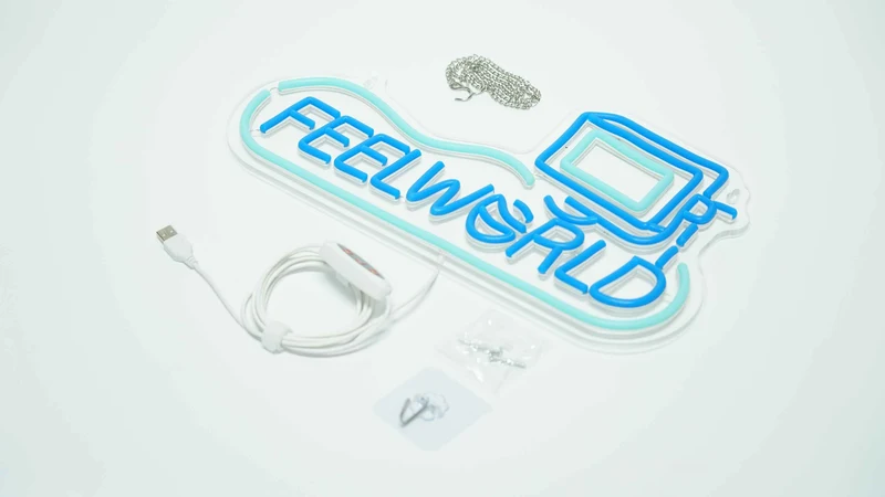 FEELWORLD Neon Glow Lights Néon flashy pour votre espace