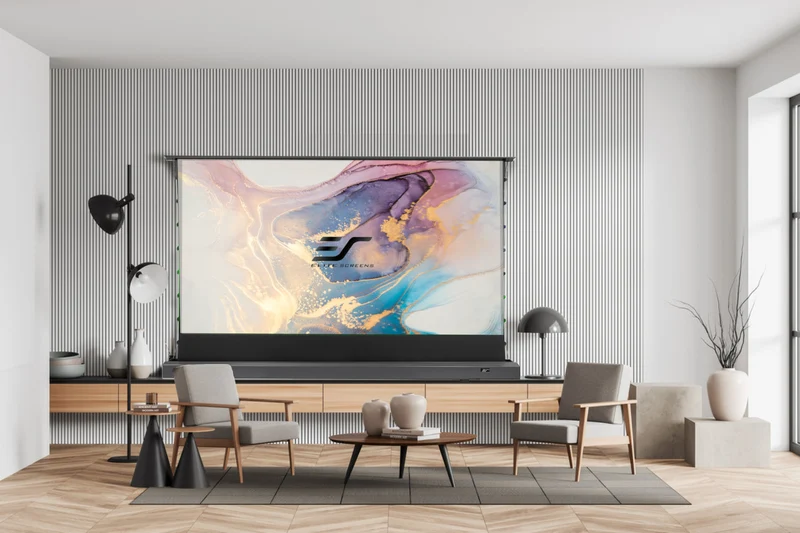 Kestrel 3 – ALR Écran de projection électrique à levage par le sol