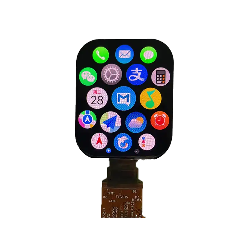 Écran AMOLED 2.06 pouces 410 x 500 MIPI 4 voies – Opto marron