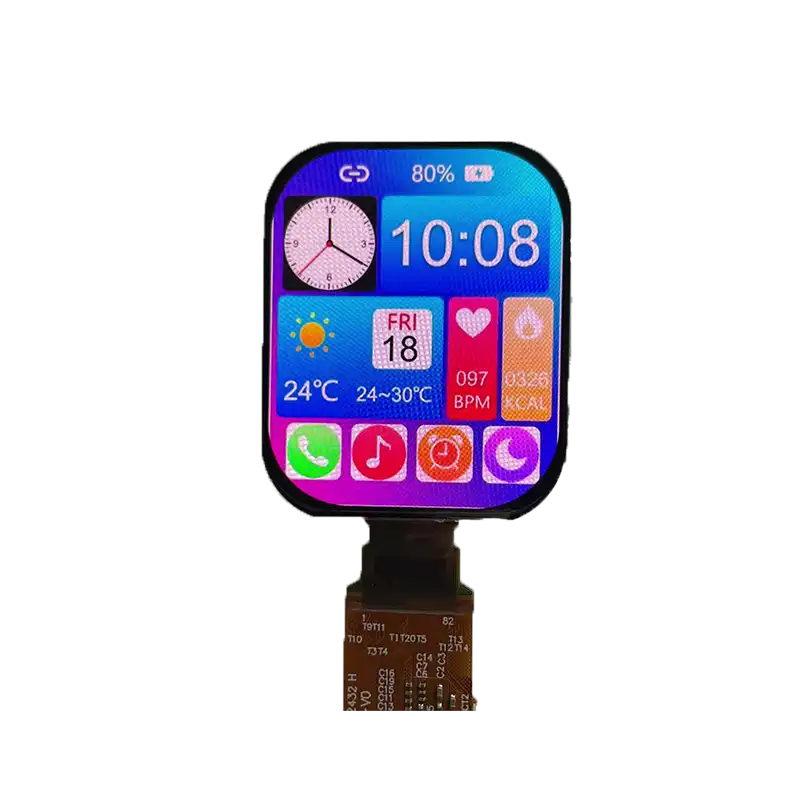 Écran AMOLED 2.06 pouces 410 x 500 MIPI 4 voies – Opto marron