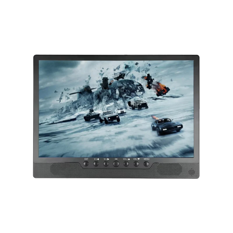 Téléviseur portable de 17.3 pouces avec une résolution de 1600 x 900, compatible DVB-T2 et AirPlay pour un divertissement amélioré