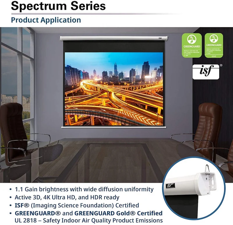 Spectrum – Écran de projection électrique