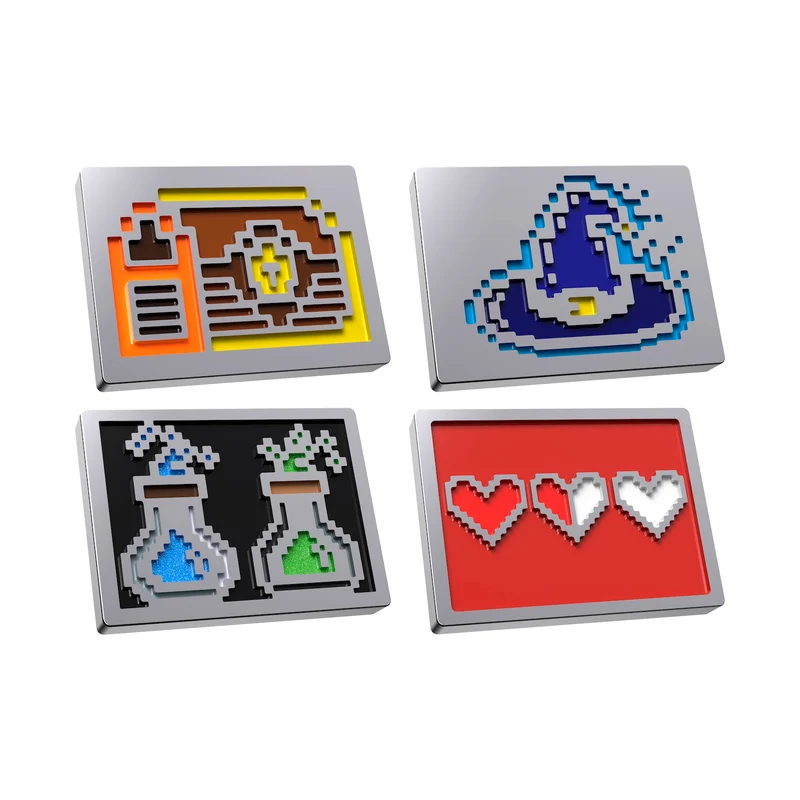 Lot de badges magnétiques HyperX pour clavier