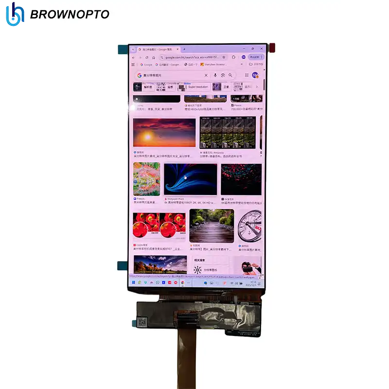 Écran AMOLED FHD+ 7 pouces – Fréquence de rafraîchissement de 144 Hz, tactile intégré | BROWNOPTO