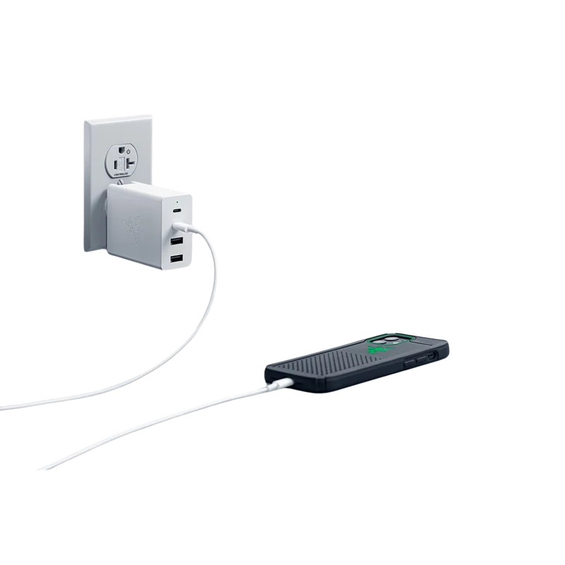 Razer - USB-C 130W GaN Charger - Mercury