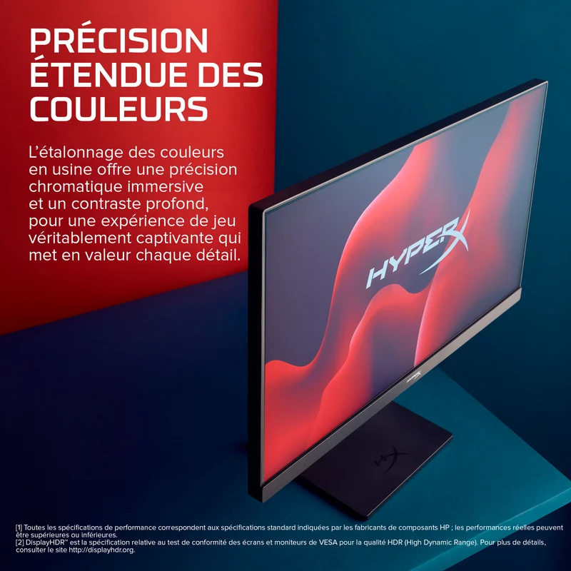 Écran gamer HyperX OMEN 23,8 pouces FHD 180 Hz – OMEN 24 G2