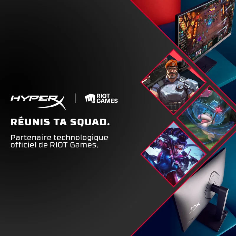 Écran gamer HyperX OMEN 23,8 pouces FHD 180 Hz – OMEN 24 G2