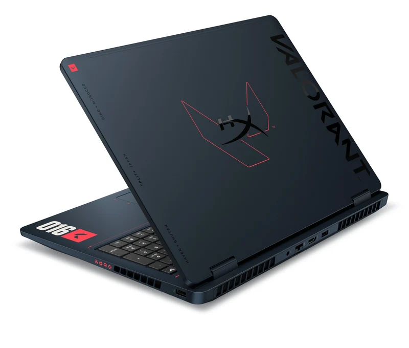 PC portable gamer HyperX OMEN 16 pouces 16, Windows 11 Famille, 16", AMD Ryzen™ 9, 24Go RAM, 1To Disque SSD, NVIDIA® GeForce RTX™ 5070, 2.5K, RIOT blue (édition limitée VALORANT)