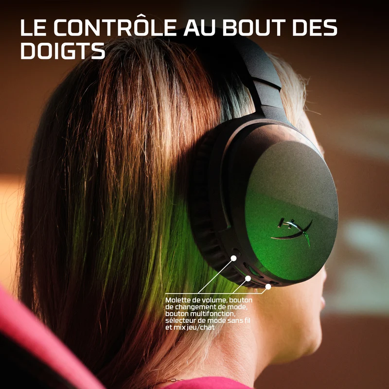 HyperX CloudX Stinger 3 – Casque gaming sans fil – Xbox