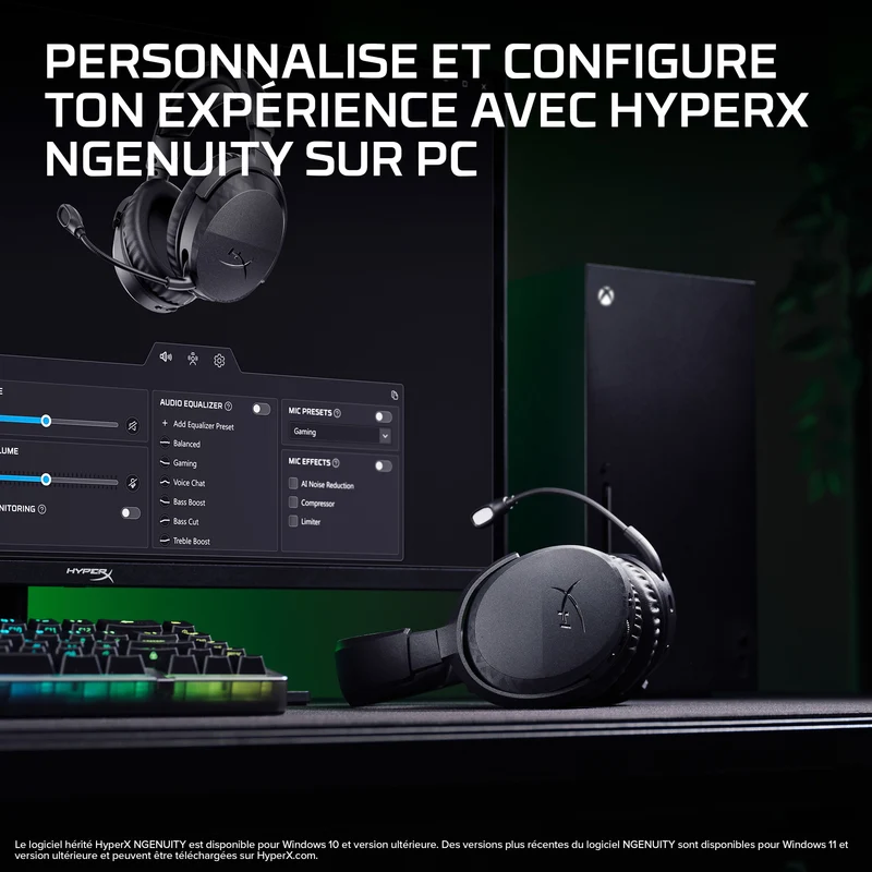 HyperX CloudX Stinger 3 – Casque gaming sans fil – Xbox