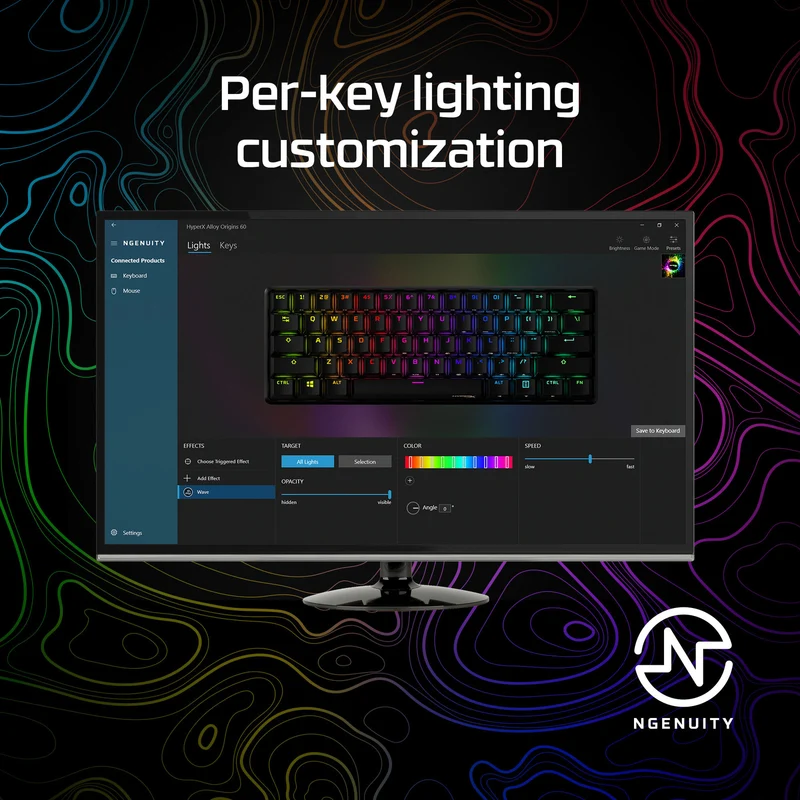 HyperX Alloy Origins 60 – Clavier mécanique gaming