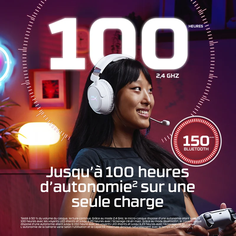 HyperX Cloud Flight 2 – Casque gaming sans fil