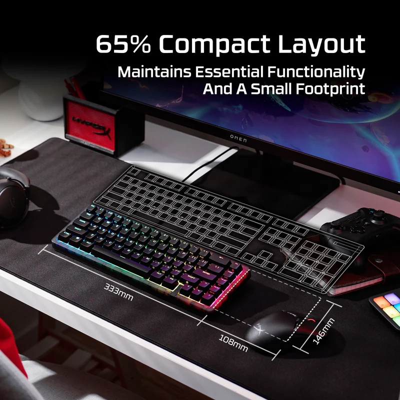 HyperX Origins 2 65 – Clavier Mécanique Gaming