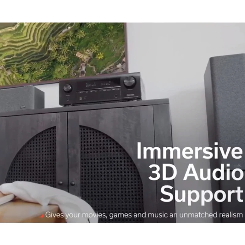 Récepteur AV intelligent pour cinéma maison réseau Loobro 7.2 canaux