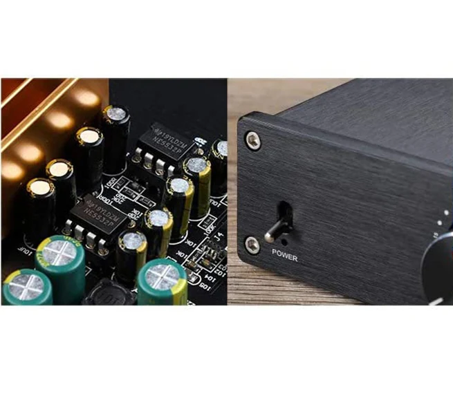 Amplificateur audio numérique stéréo Loobro AM2 Classe D Amplificateur 2.0 canaux
