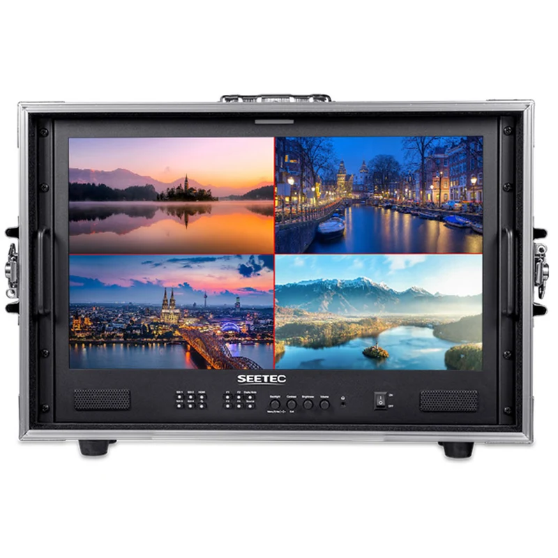 SEETEC ATEM215S-CO 21.5 pouces 1920x1080 Carry On Director Monitor LUT Waveform HDMI 4 SDI In Out