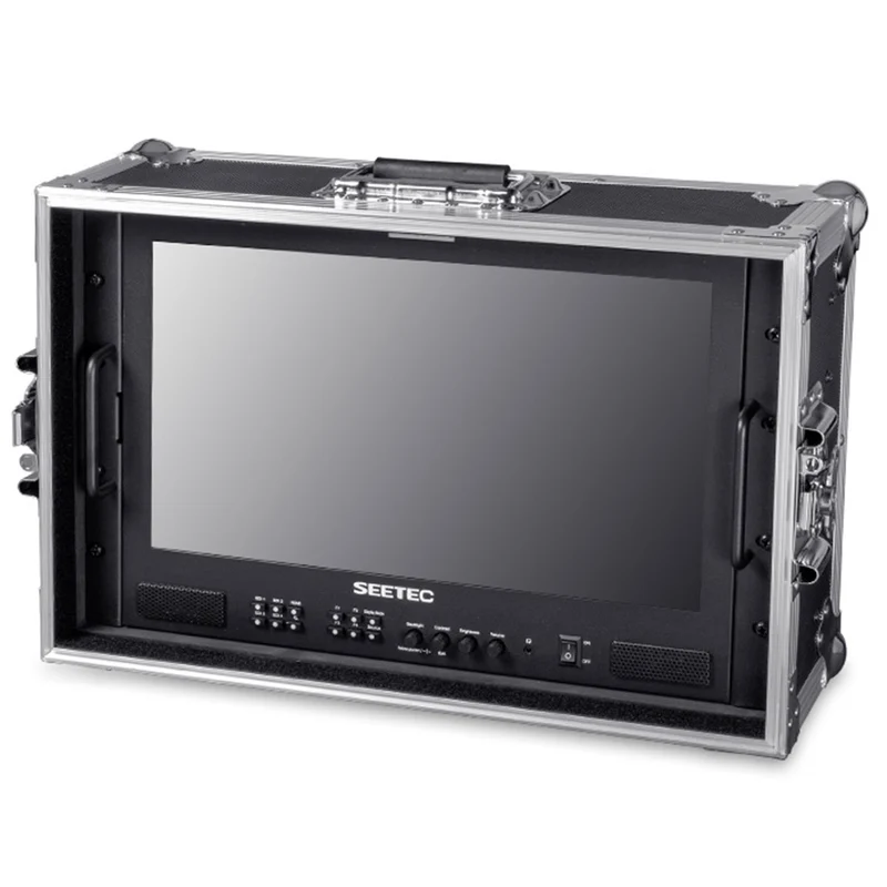 SEETEC ATEM173S-CO 17.3 pouces 1920x1080 continuez le moniteur de diffusion LUT forme d'onde HDMI 4 SDI en sortie