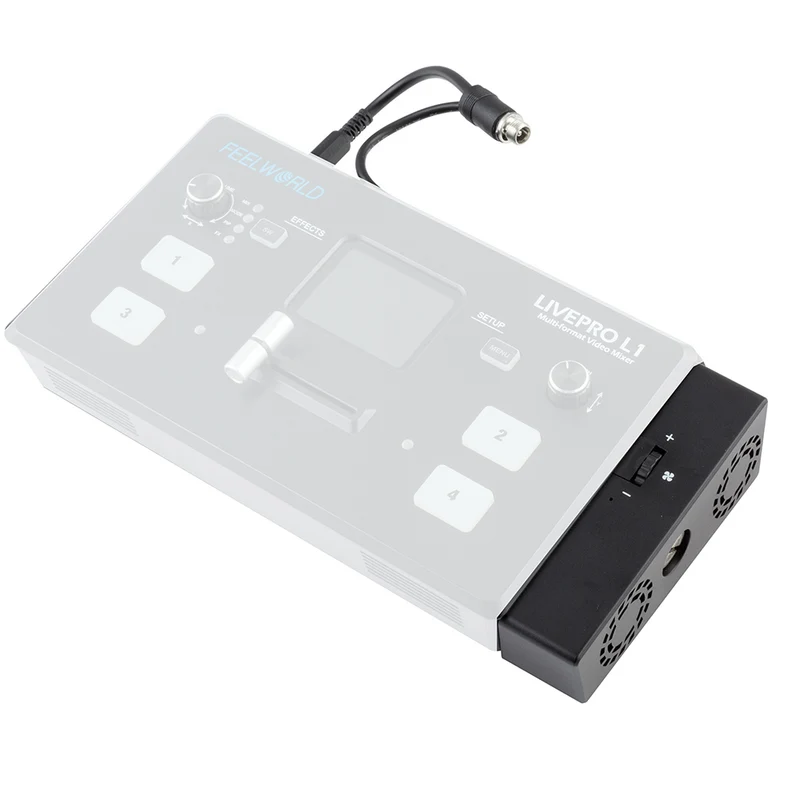 Ventilateur externe FEELWORLD pour mélangeur vidéo LIVEPRO L1 V1 et LIVEPRO L1