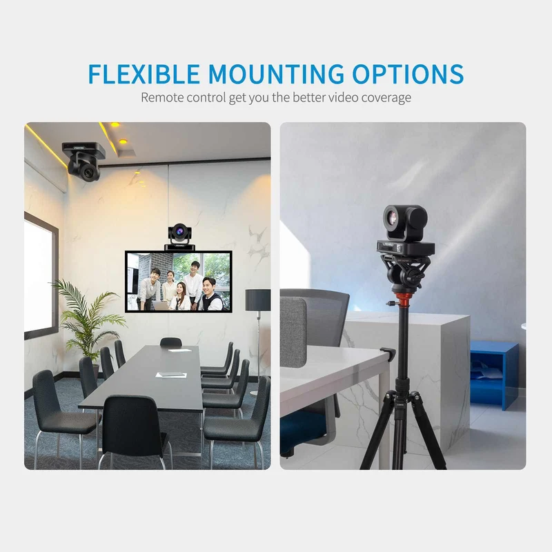 FEELWORLD USB10X Vidéoconférence Caméra PTZ USB Zoom optique 10X Full HD 1080p pour la diffusion en direct