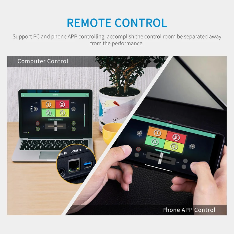 FEELWORLD L1 PLUS Mélangeur vidéo multi-caméras Switcher 2" Touch PTZ Control 4K Input Live Streaming