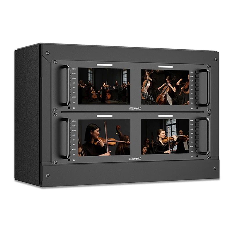 FEELWORLD D71 PLUS-H Moniteur à montage en rack HDMI 7 pouces 3RU avec forme d'onde et LUT