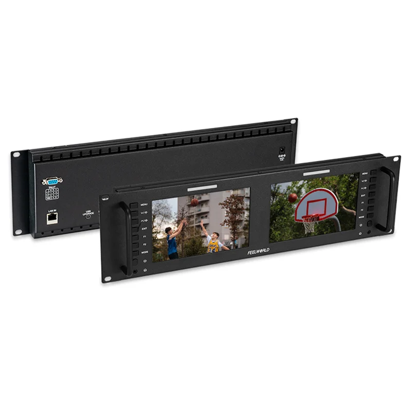 FEELWORLD D71 PLUS-H Moniteur à montage en rack HDMI 7 pouces 3RU avec forme d'onde et LUT