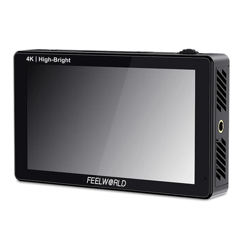 FEELWORLD LUT5E Moniteur de champ pour caméra DSLR haute luminosité 1600nit F970 Kit d'alimentation et d'installation externe